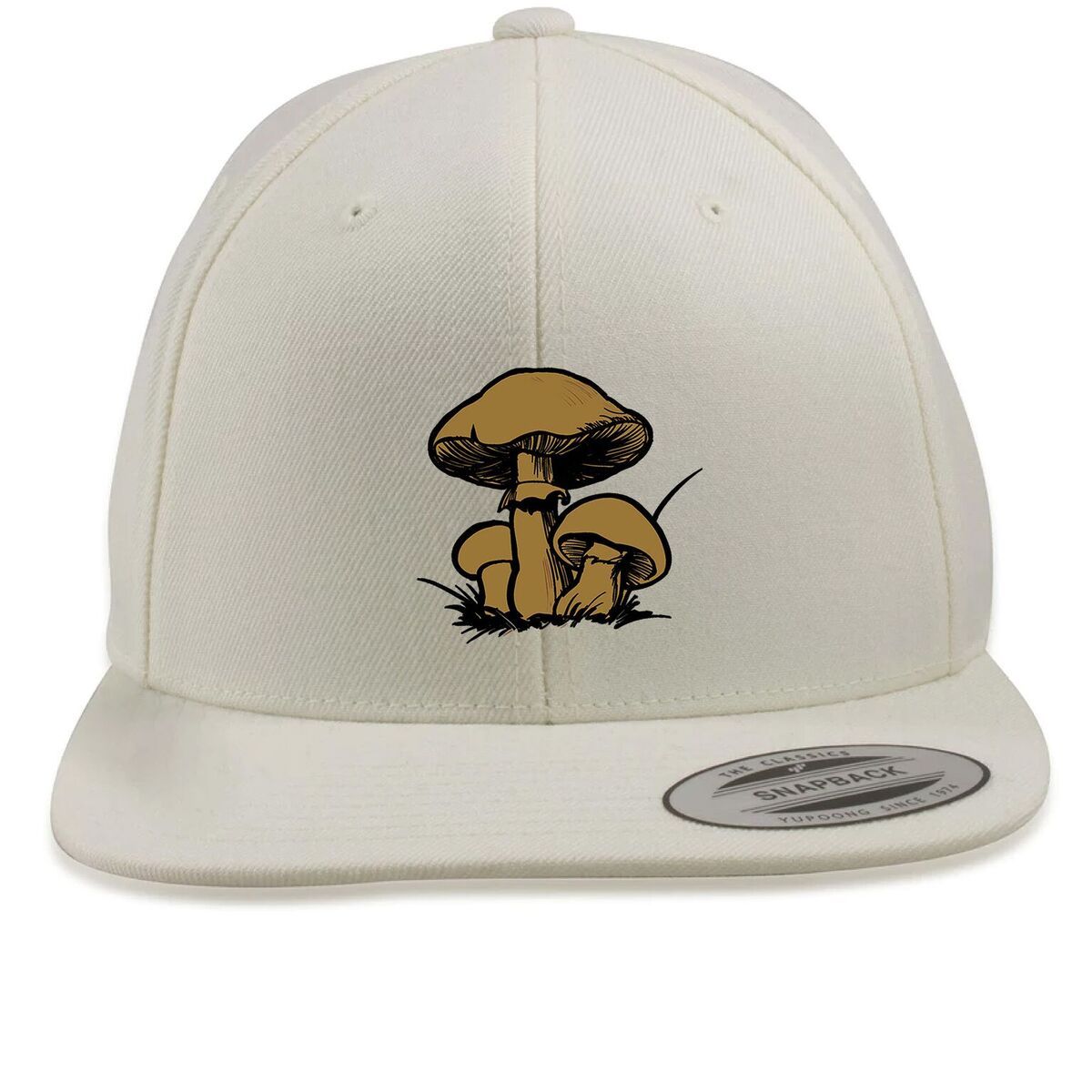 WMNS Mushroom 4s Snapback Hat | Eat Me, White