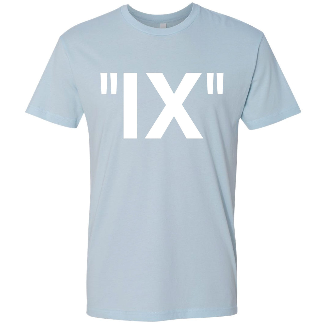 UNC All Star Pearl Blue 9s T Shirt | IX, Light Blue
