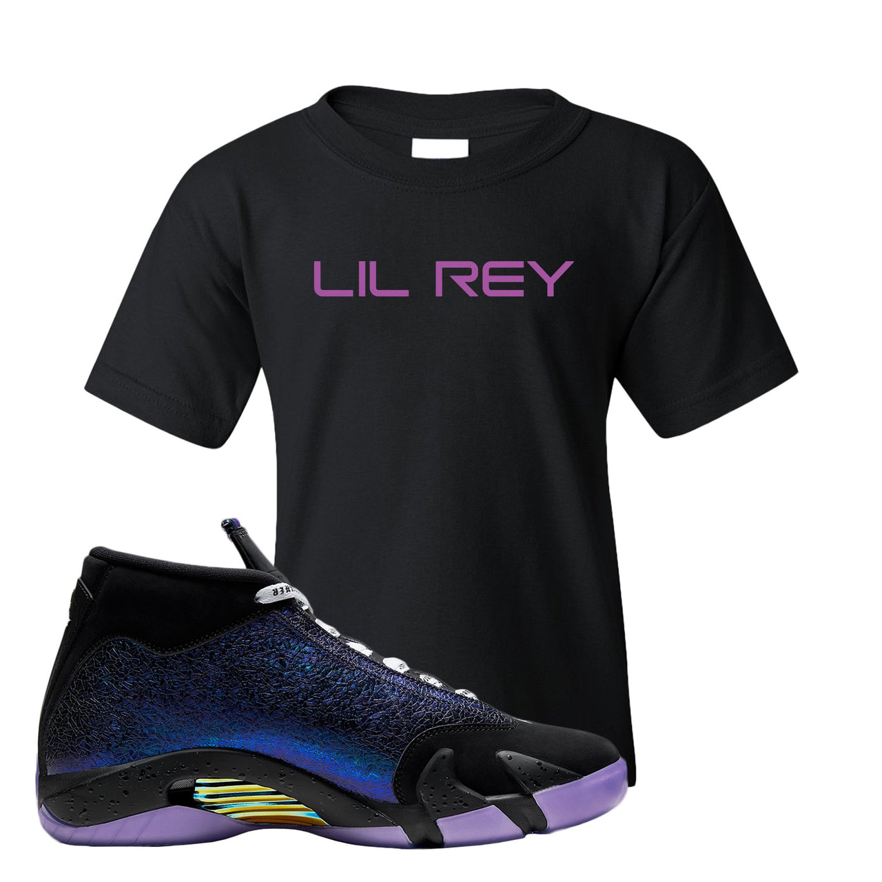 Doernbecher 14s Kid's T Shirt | Lil Rey, Black