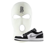 Air Jordan 1 Low Black Medium Grey Ski Mask | Coiled Snake, White