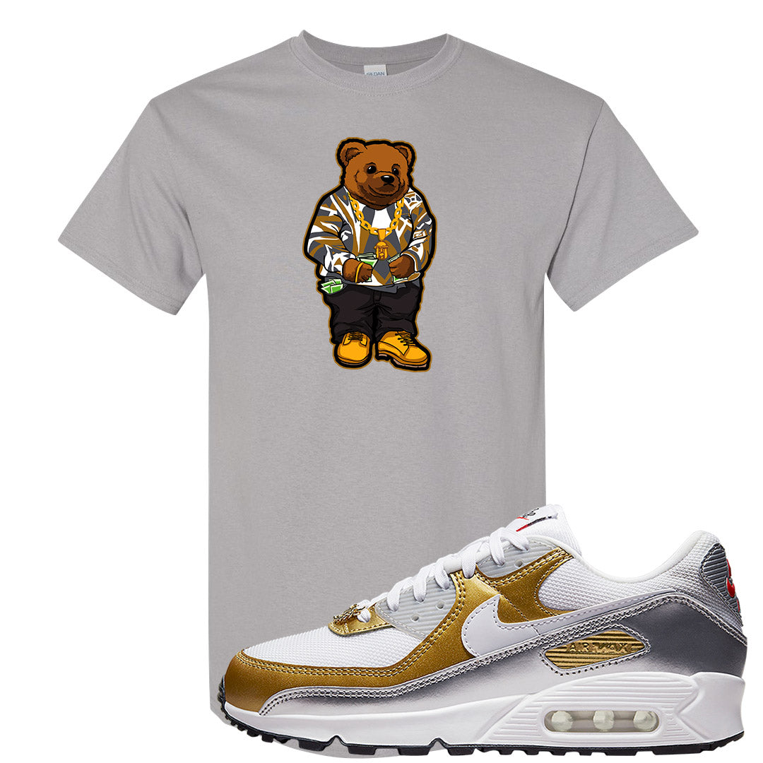 Gold Silver 90s T Shirt | Sweater Bear, Gravel