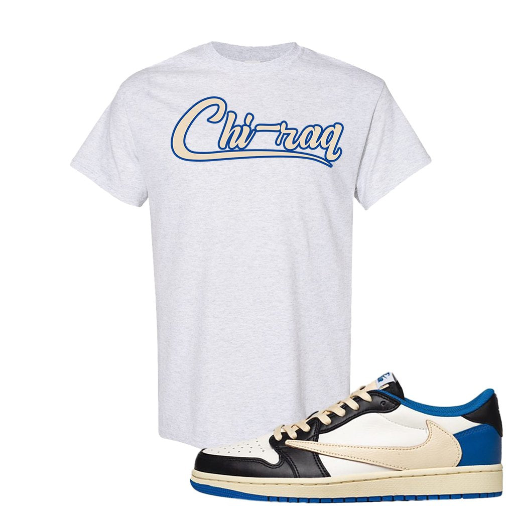 Sail Black Military Blue Shy Pink Low 1s T Shirt | Chiraq, Ash