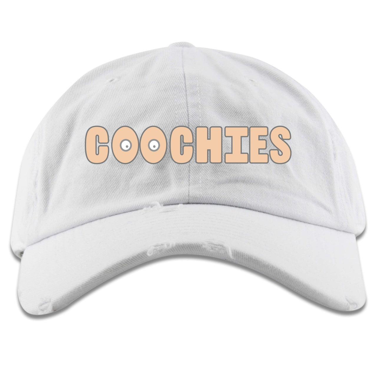 True Form v2 350s Distressed Dad Hat | Coochies, White