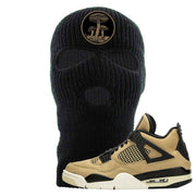 Jordan 4 WMNS Mushroom Sneaker Matching Black Mushroom Logo Ski Mask