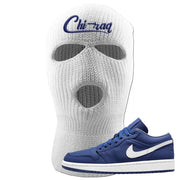 WMNS Dusty Blue Low 1s Ski Mask | Chiraq, White