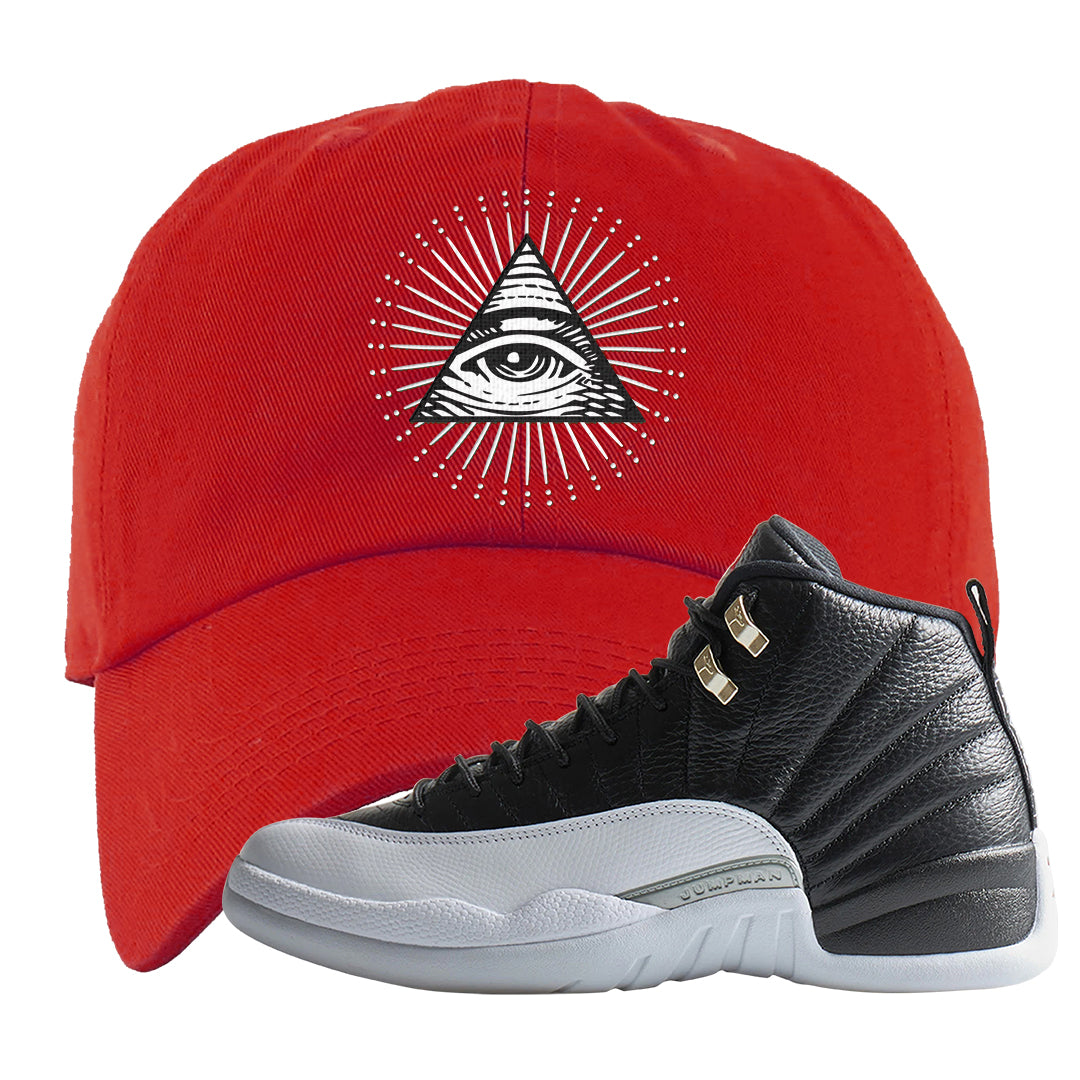 Playoff 12s Dad Hat | All Seeing Eye, Red
