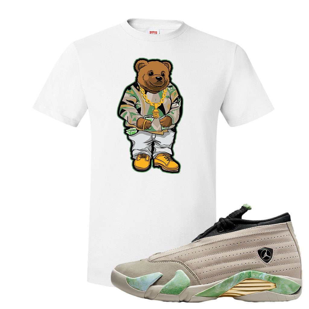 Fortune Low 14s T Shirt | Sweater Bear, White
