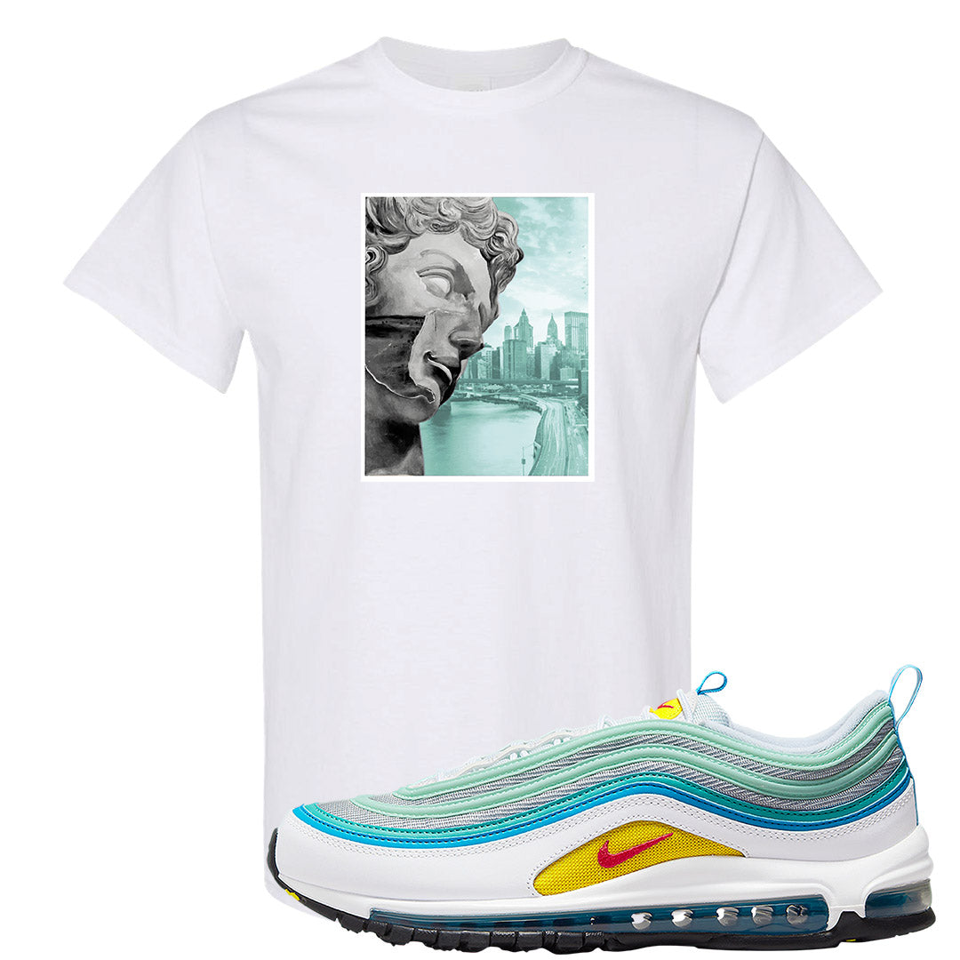 Spring Floral 97s T Shirt | Miguel, White