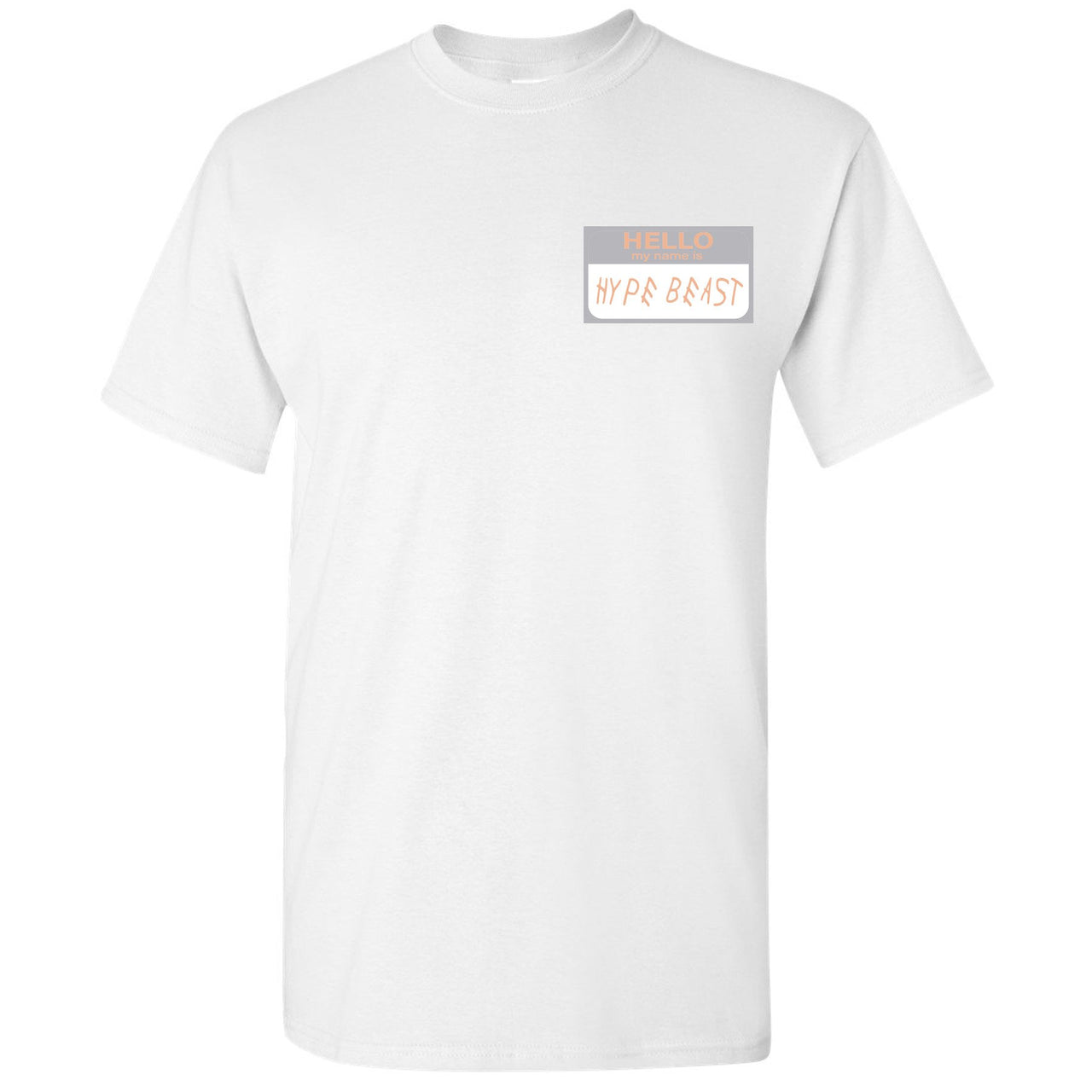 True Form v2 350s T Shirt | Hello My Name Is Hype Beast Woe, White