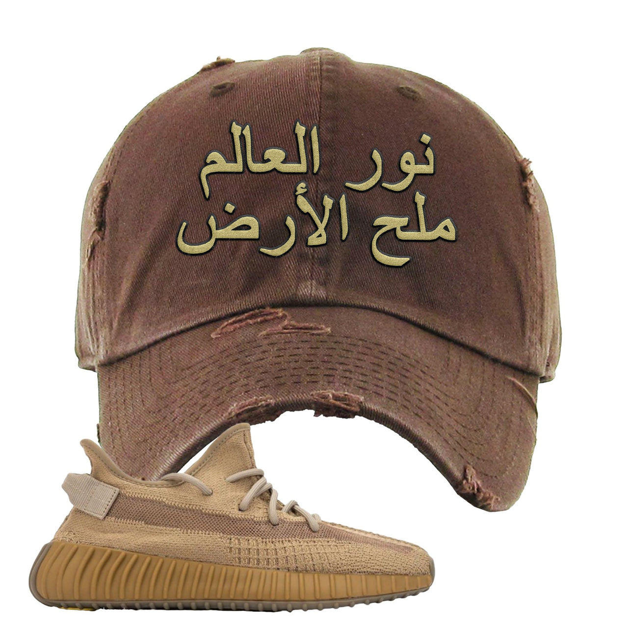 Earth v2 350s Distressed Dad Hat | Salt of the Earth, Brown