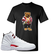 Twist White Red 12s T Shirt | Sweater Bear, Black