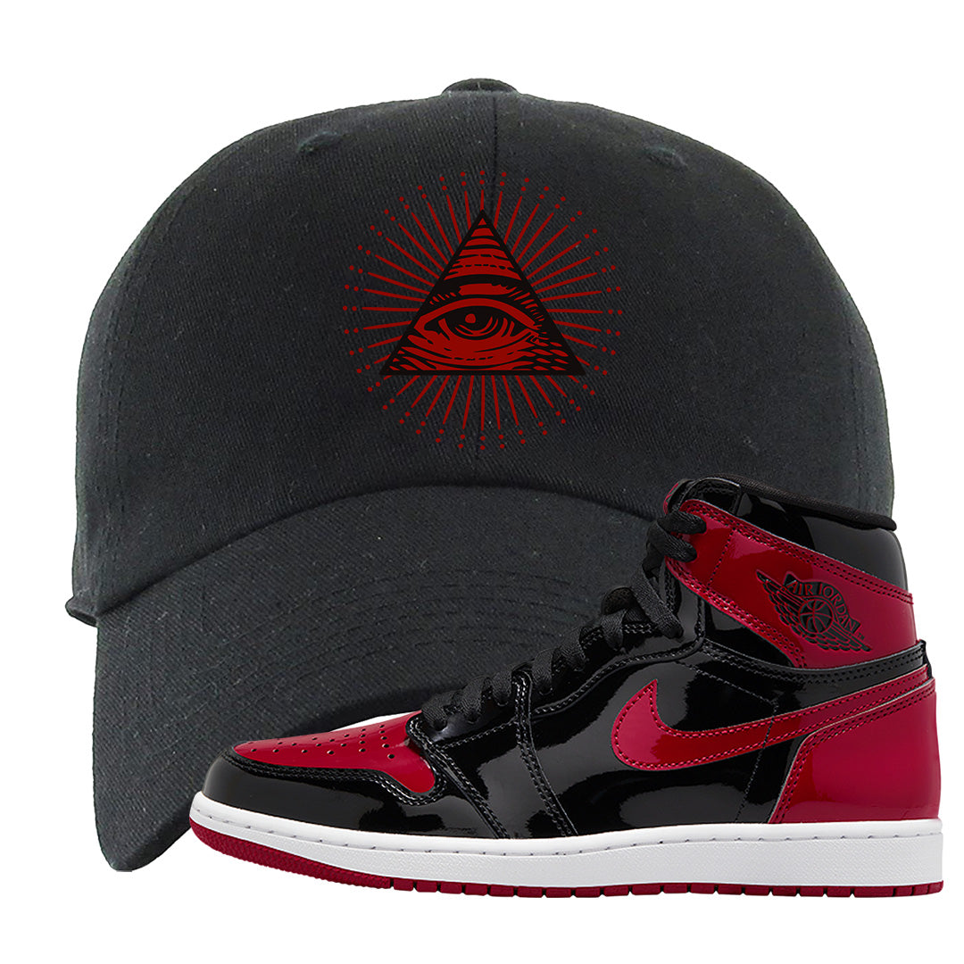 Patent Bred 1s Dad Hat | All Seeing Eye, Black