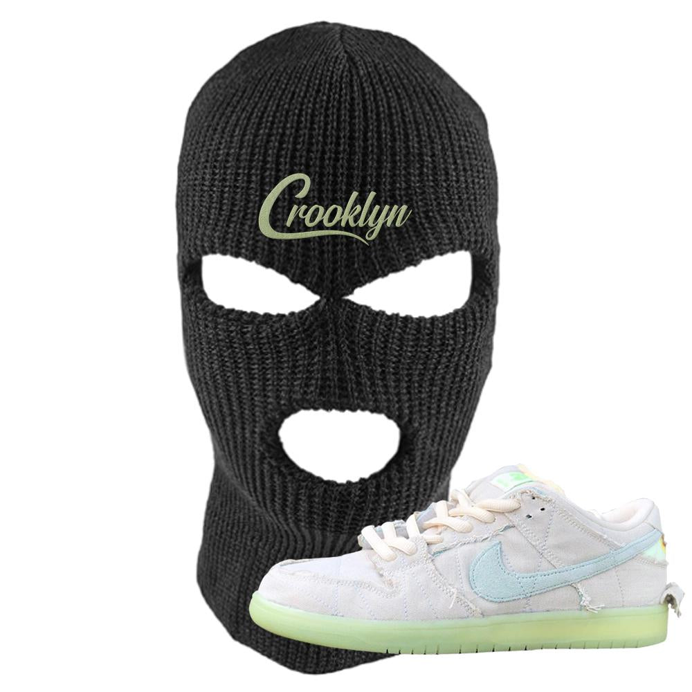 Mummy Low Dunks Ski Mask | Crooklyn, Black