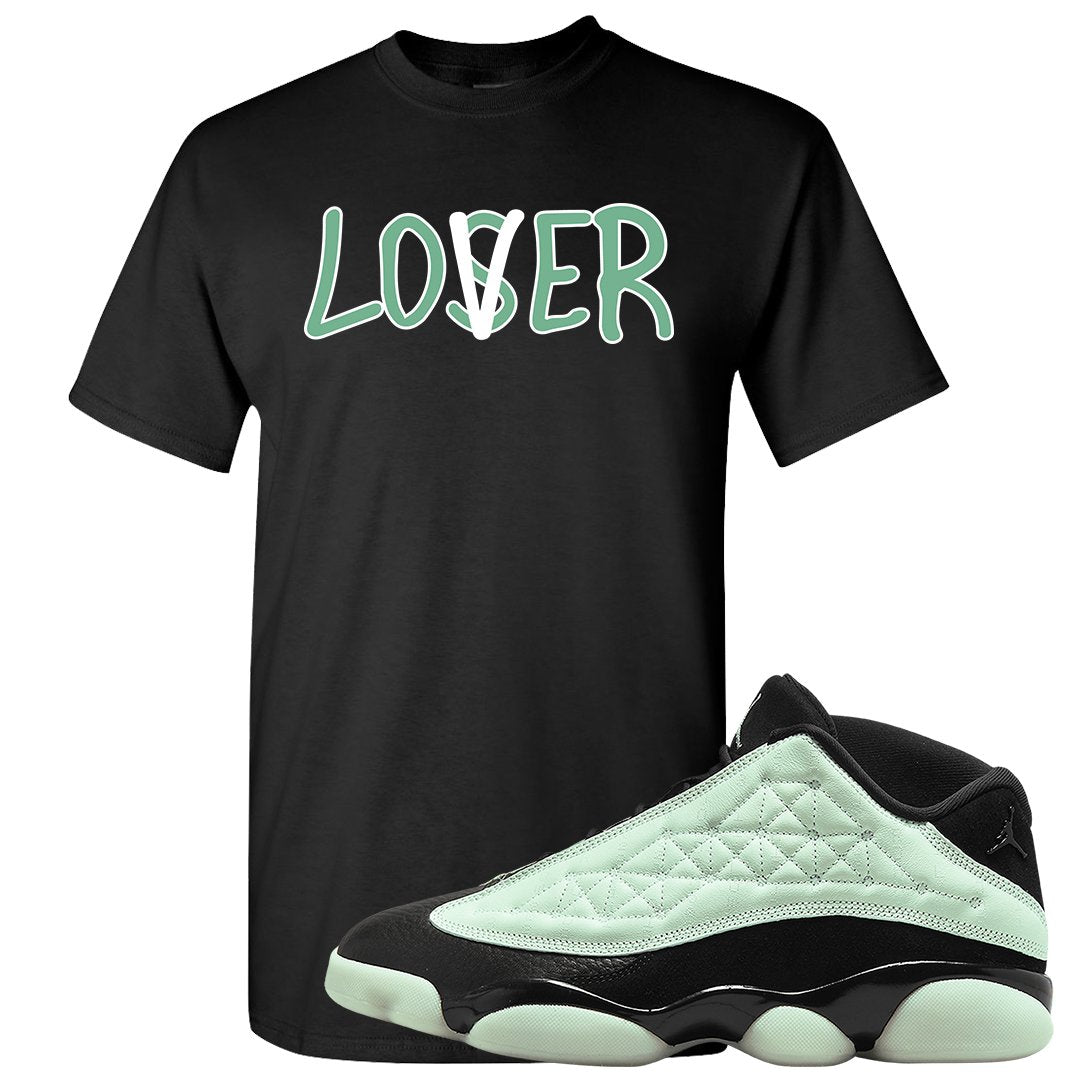 Single's Day Low 13s T Shirt | Lover, Black