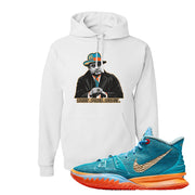 Kyrie 7 Horus Hoodie | Capone Illustration, White