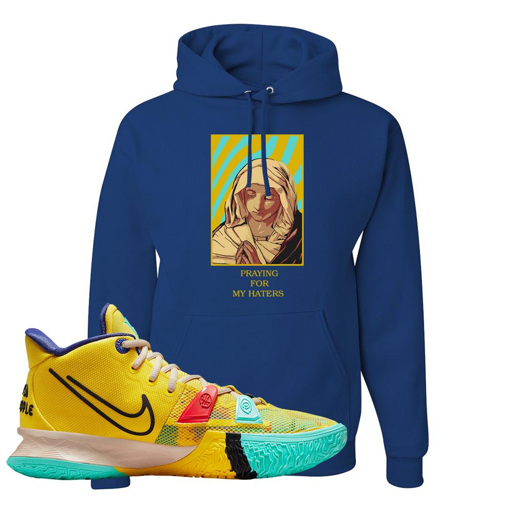 1 World 1 People Yellow 7s Hoodie | God Told Me, Royal