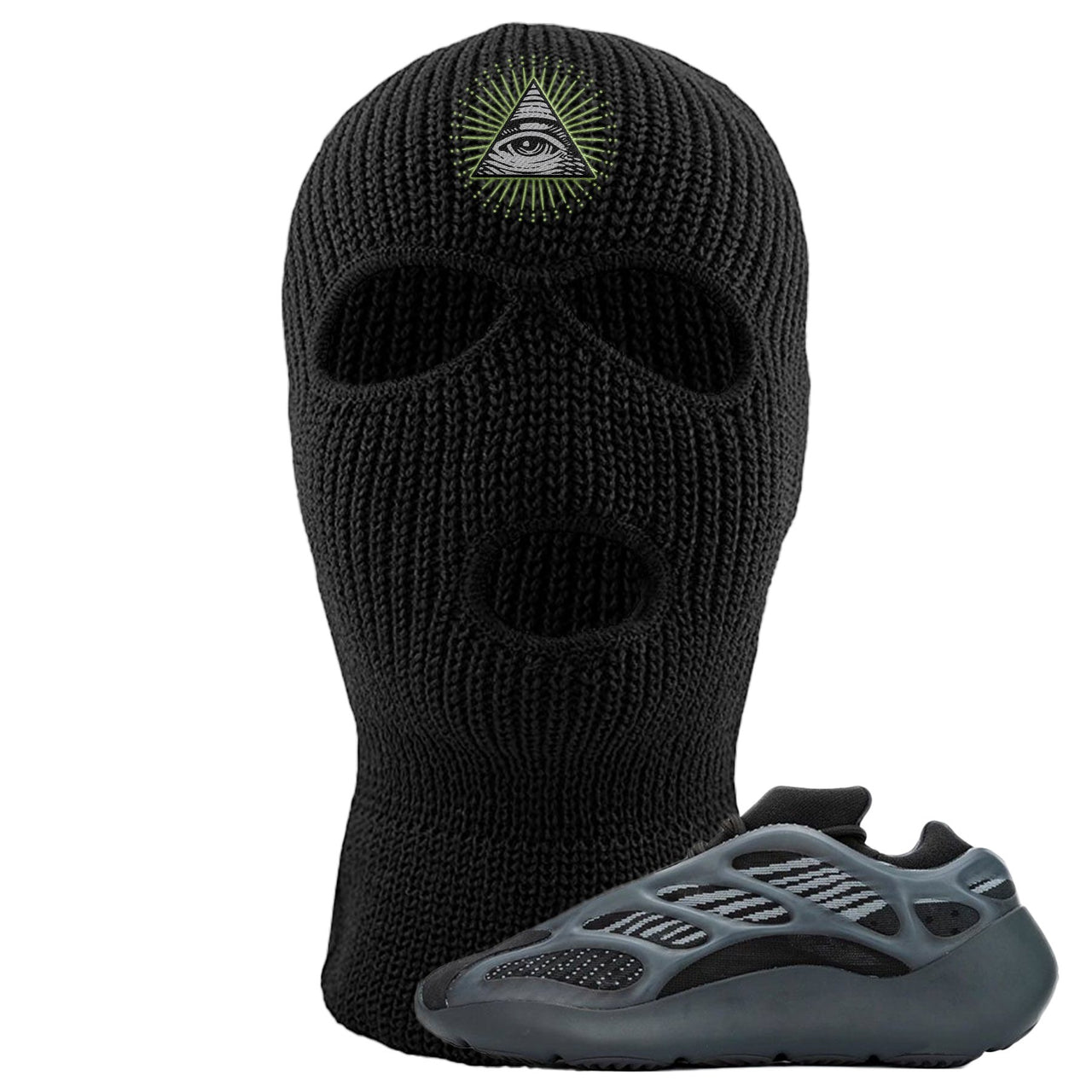 Alvah v3 700s Ski Mask | All Seeing Eye, Black