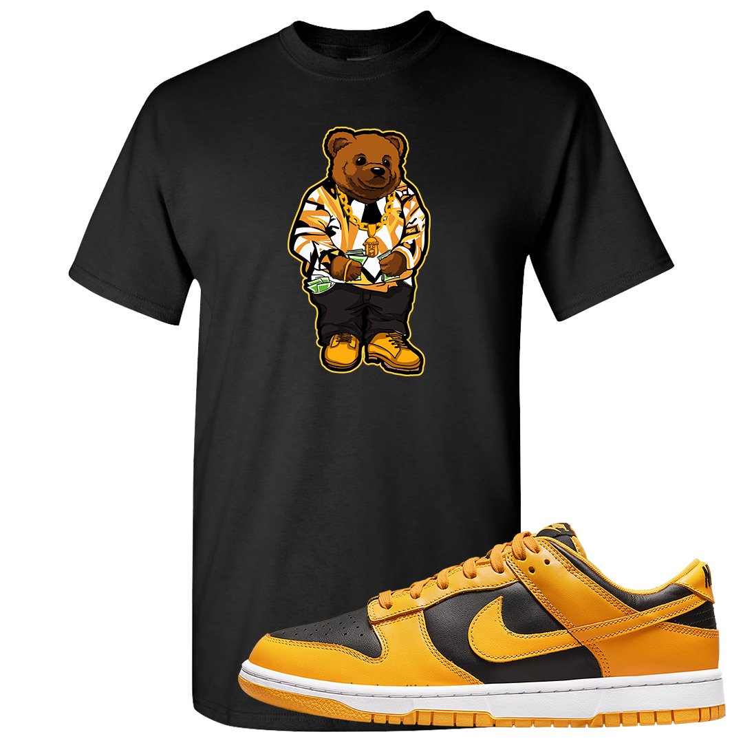 Goldenrod Low Dunks T Shirt | Sweater Bear, Black