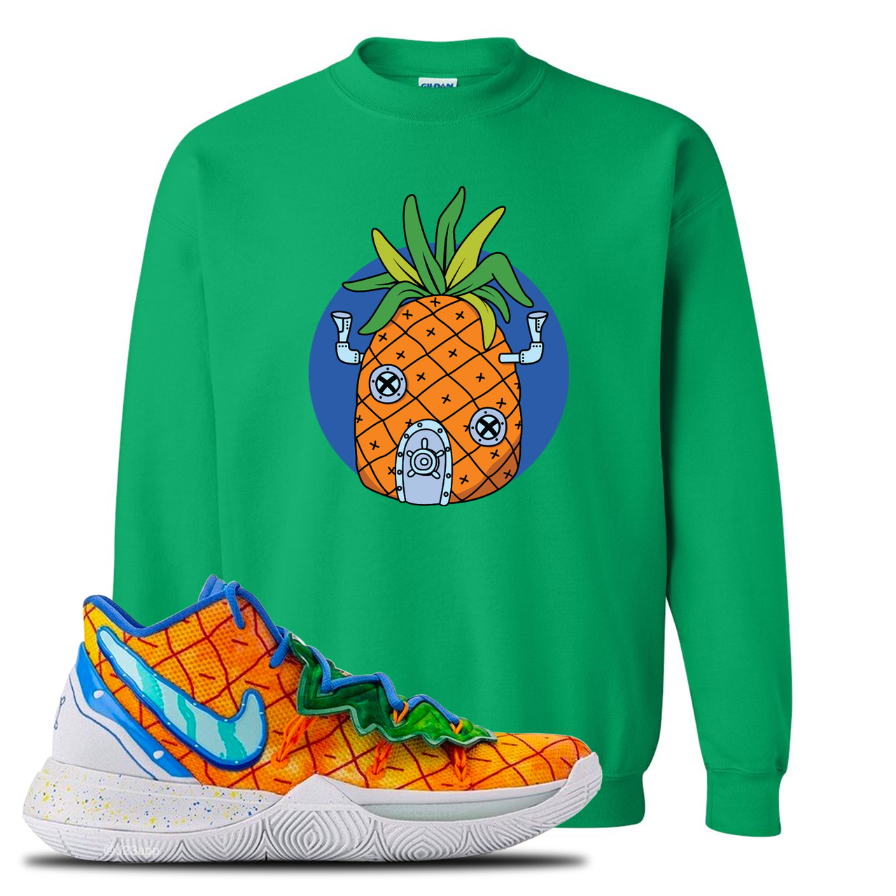 Kyrie 5 Pineapple House Pineapple House Irish Green Sneaker Hook Up Crewneck Sweatshirt