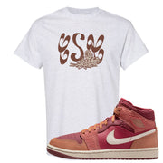 Africa Mid 1s T Shirt | Certified Sneakerhead, Ash