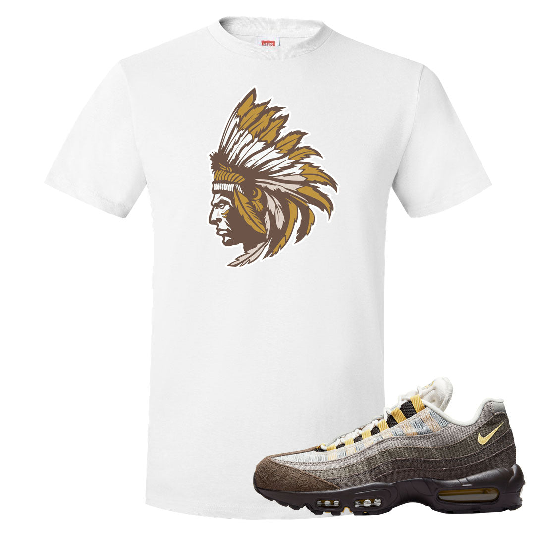 Ironstone Hemp 95s T Shirt | Indian Chief, White