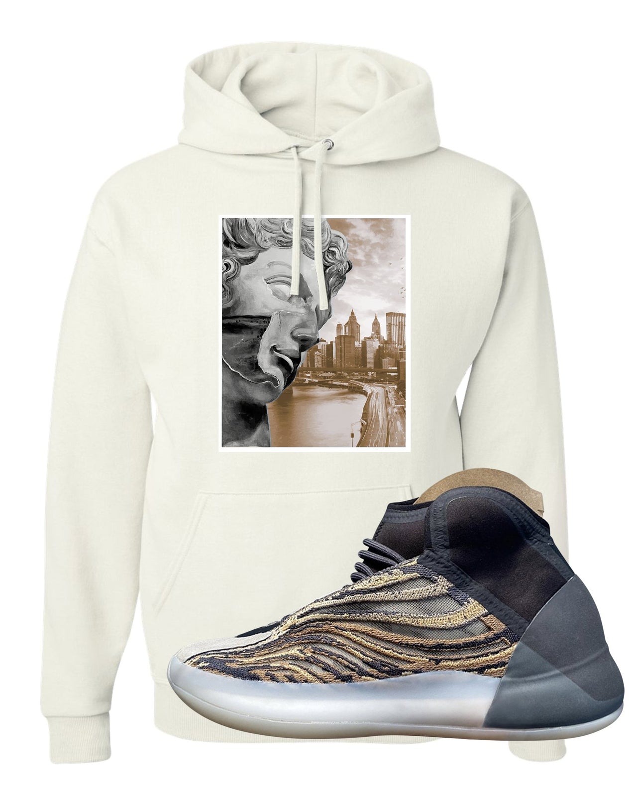 Amber Tint Quantums Hoodie | Miguel, White