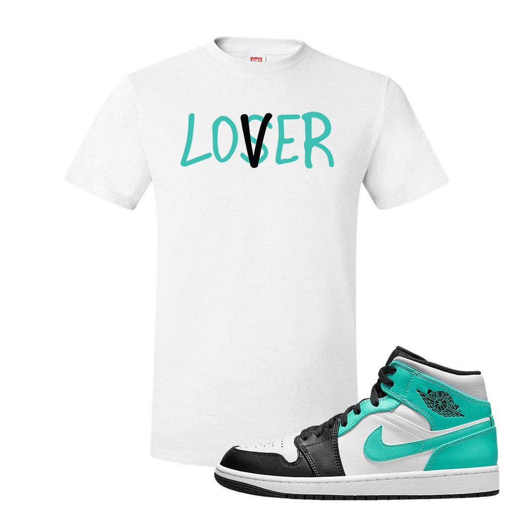 Air Jordan 1 Mid Tropical Twist T Shirt | Lover, White