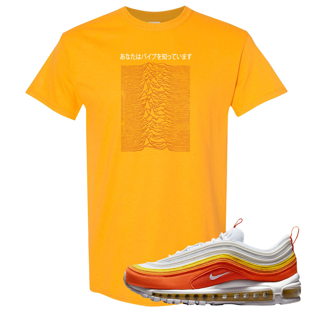 Club Orange Yellow 97s T Shirt | Vibes Japan, Gold