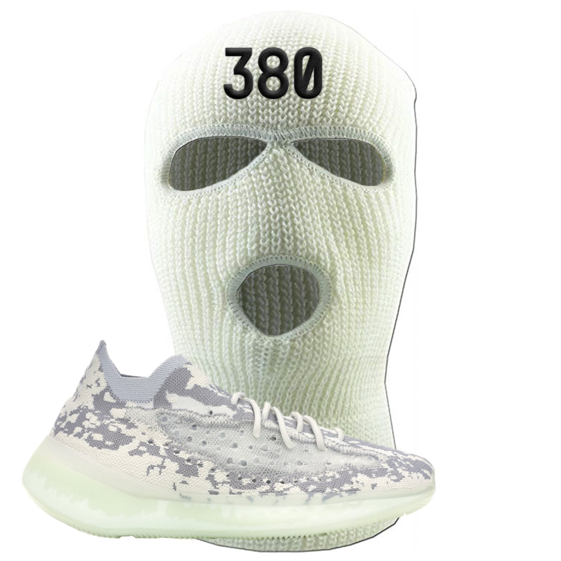 Yeezy Boost 380 Alien 380 Black Sneaker Hook Up Beanie