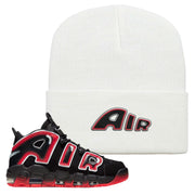 Air More Uptempo Laser Crimson Air From The Sneaker White Sneaker Hook Up Beanie