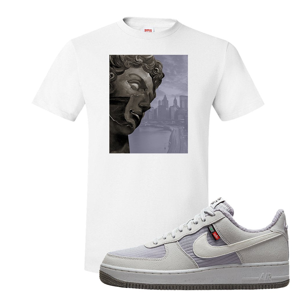 Toasty Low 1s T Shirt | Miguel, White