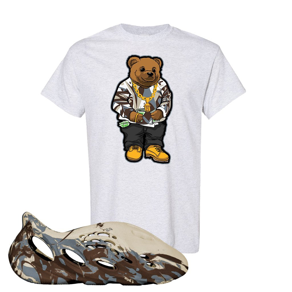 MX Cream Clay Foam Runners T Shirt | Sweater Bear, Ash