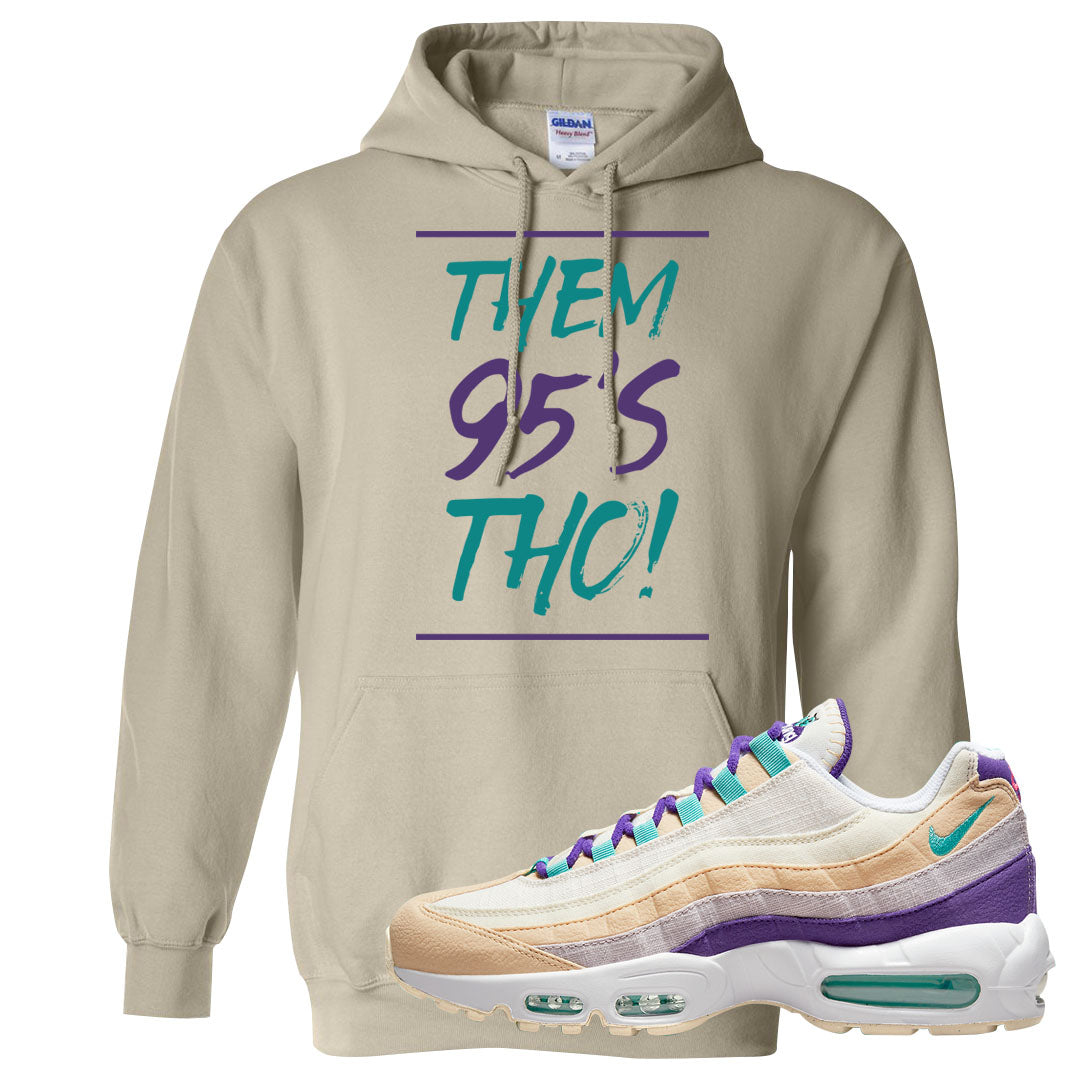 Sprung Natural Purple 95s Hoodie | Them 95's Tho, Sand