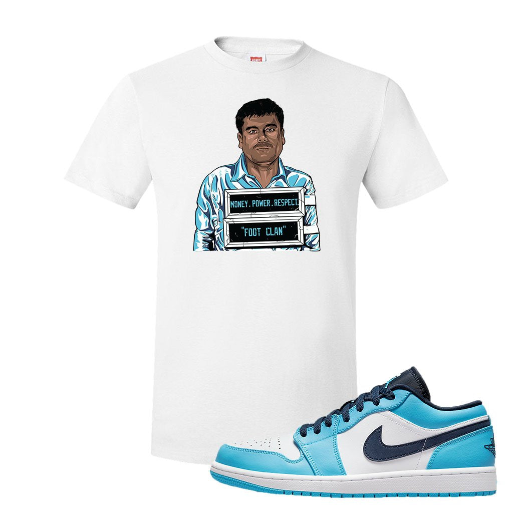Air Jordan 1 Low UNC T Shirt | Capone Illustration, White