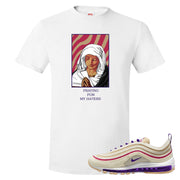 Sprung Sail 97s T Shirt | God Told Me, White