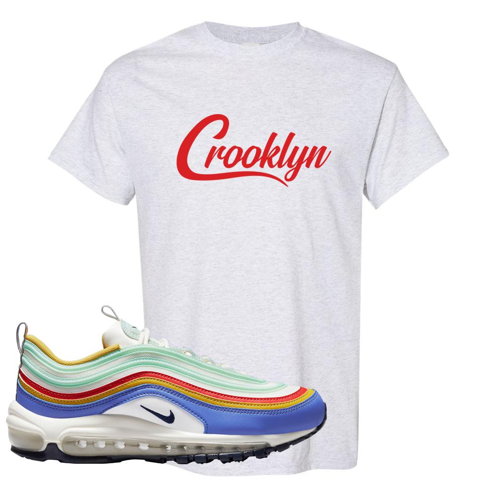 Multicolor 97s T Shirt | Crooklyn, Ash