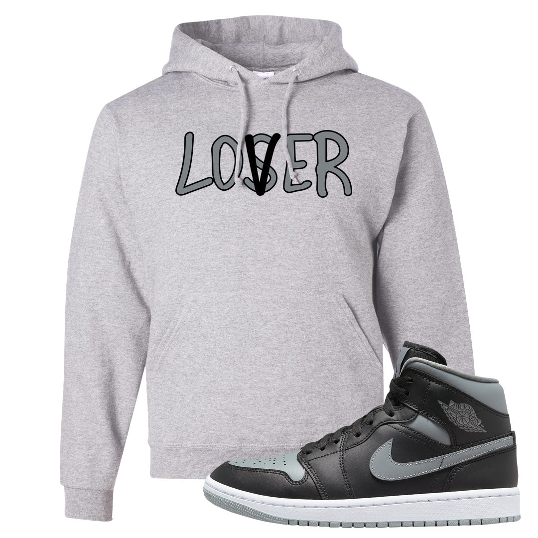 Alternate Shadow Mid 1s Hoodie | Lover, Ash