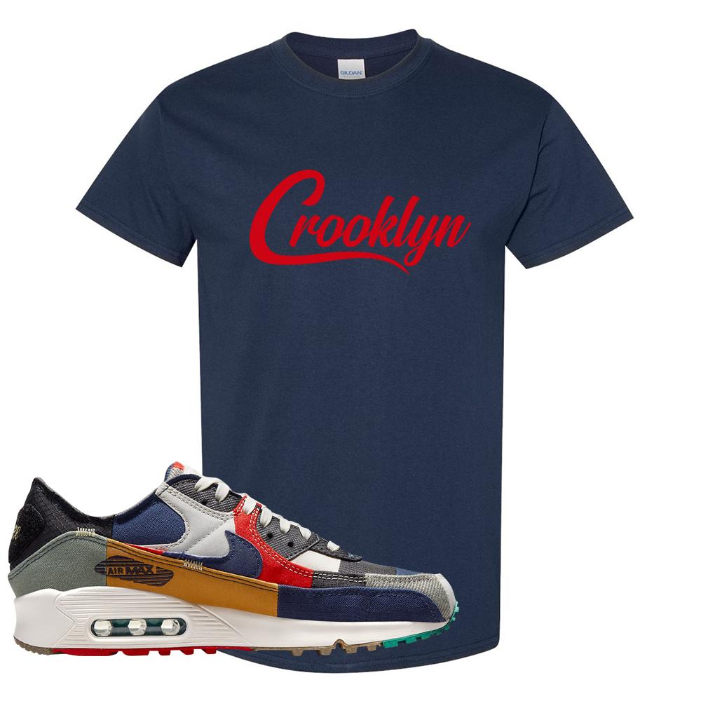 Legacy 90s T Shirt | Crooklyn, Navy