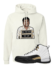 Royalty 12s Hoodie | El Chapo Illustration, White