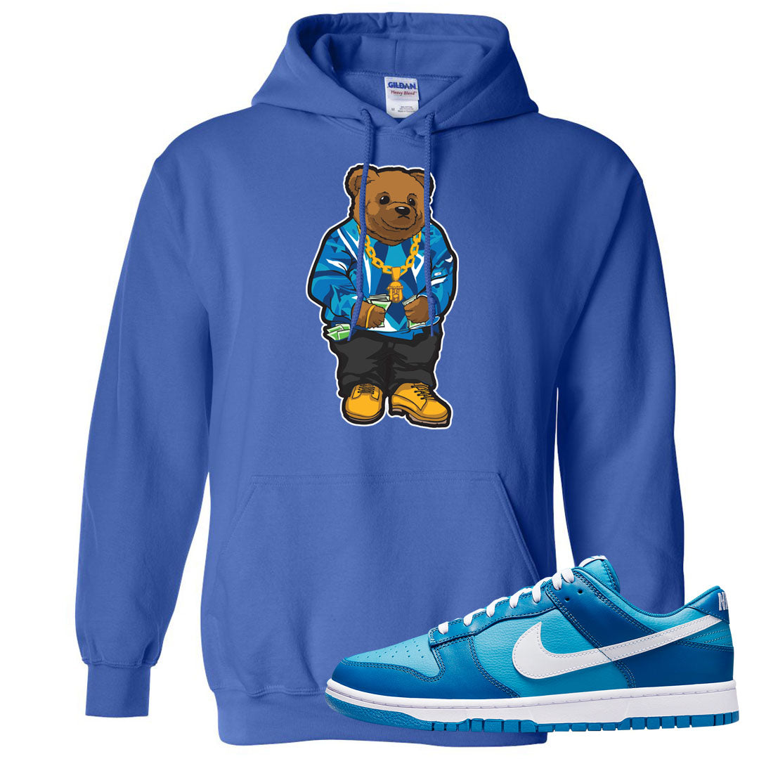 Dark Marina Blue Low Dunks Hoodie | Sweater Bear, Royal Blue