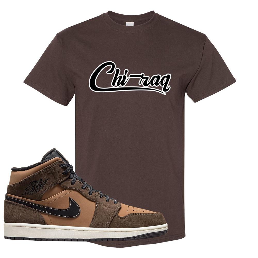 Earthy Brown Mid 1s T Shirt | Chiraq, Chocolate