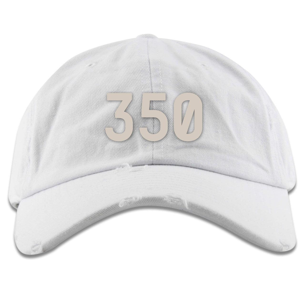 Hyperspace 350s Distressed Dad Hat | 350, White