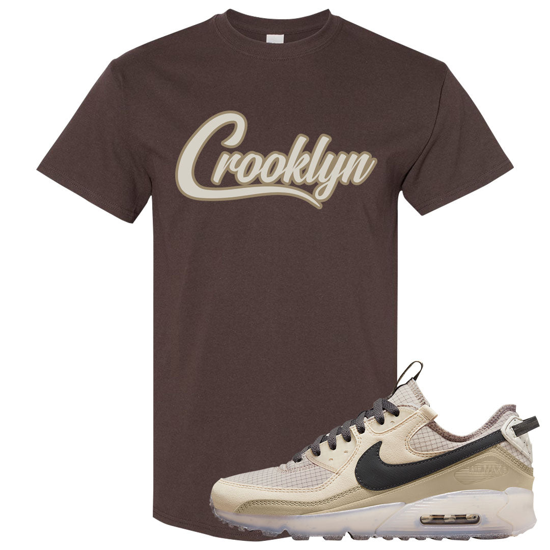 Terrascape Rattan 90s T Shirt | Crooklyn, Chocolate