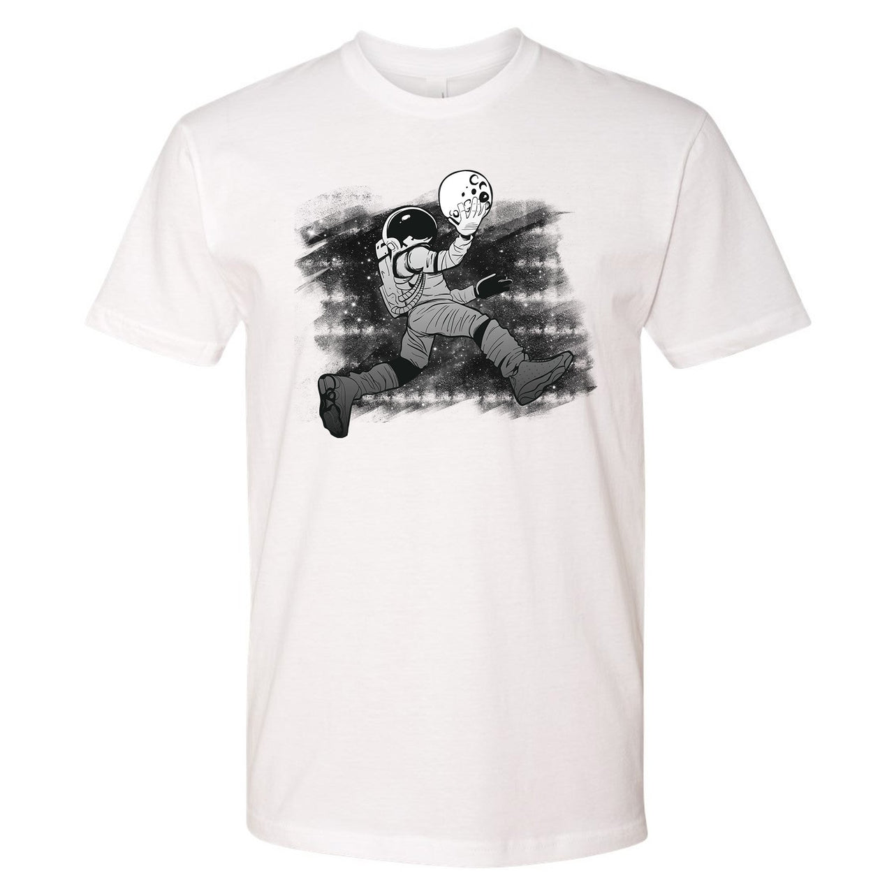 Atmosphere Grey 13s T Shirt | Astronaut Jump, White