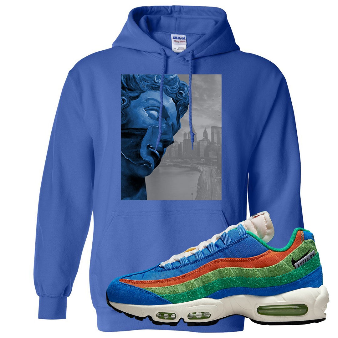 Light Blue Green AMRC 95s Hoodie | Miguel, Royal Blue