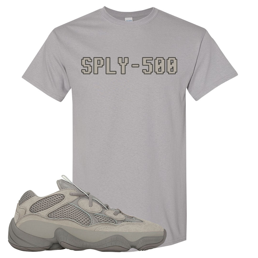 Ash Grey 500s T Shirt | Sply-500, Gravel