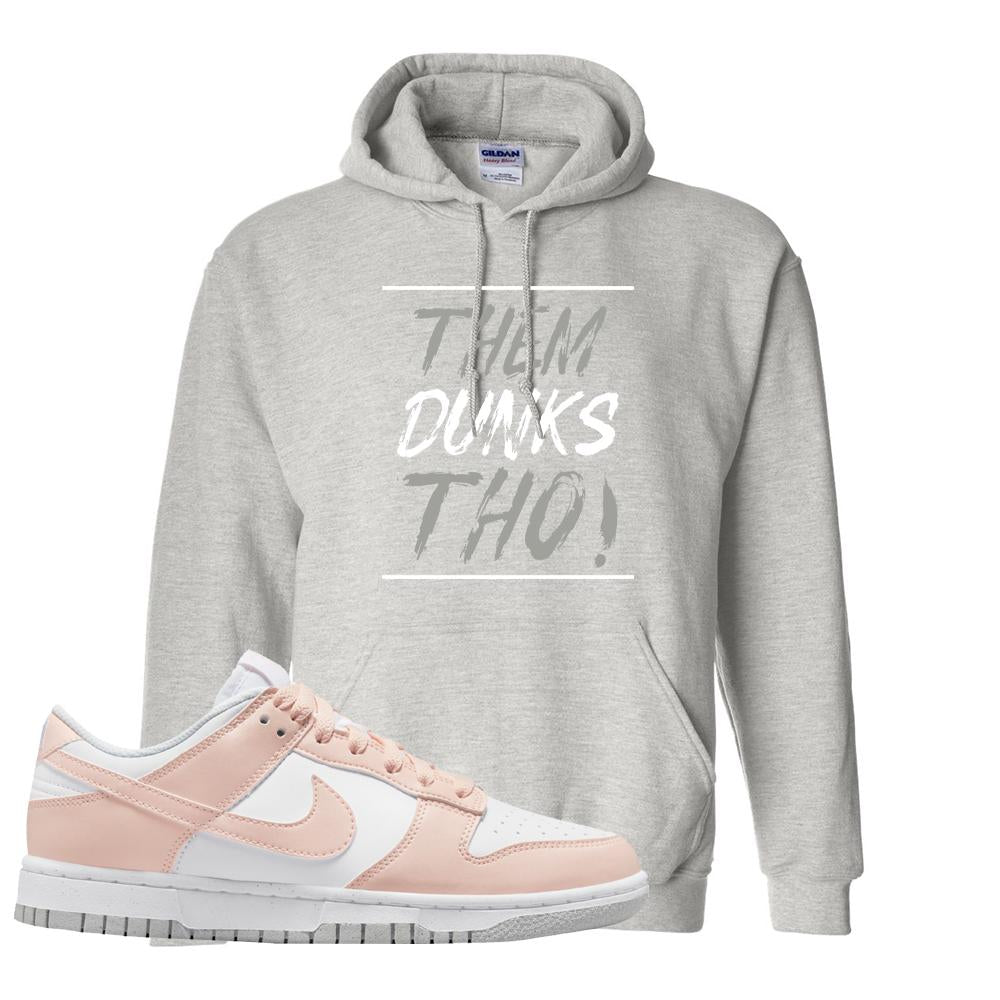 Move To Zero Pink Low Dunks Hoodie | Them Dunks Tho, Ash