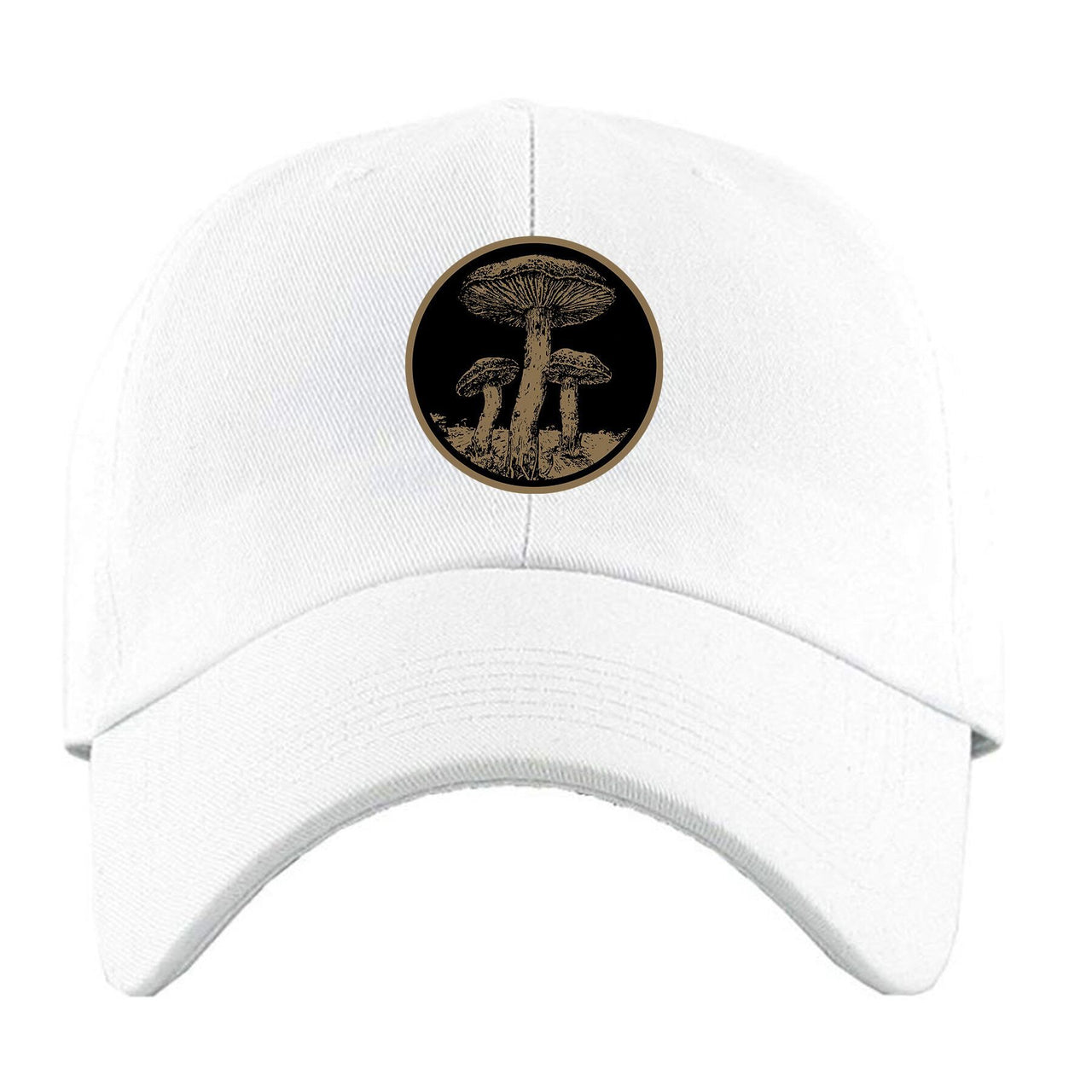 WMNS Mushroom 4s Dad Hat | Mushroom Logo, White