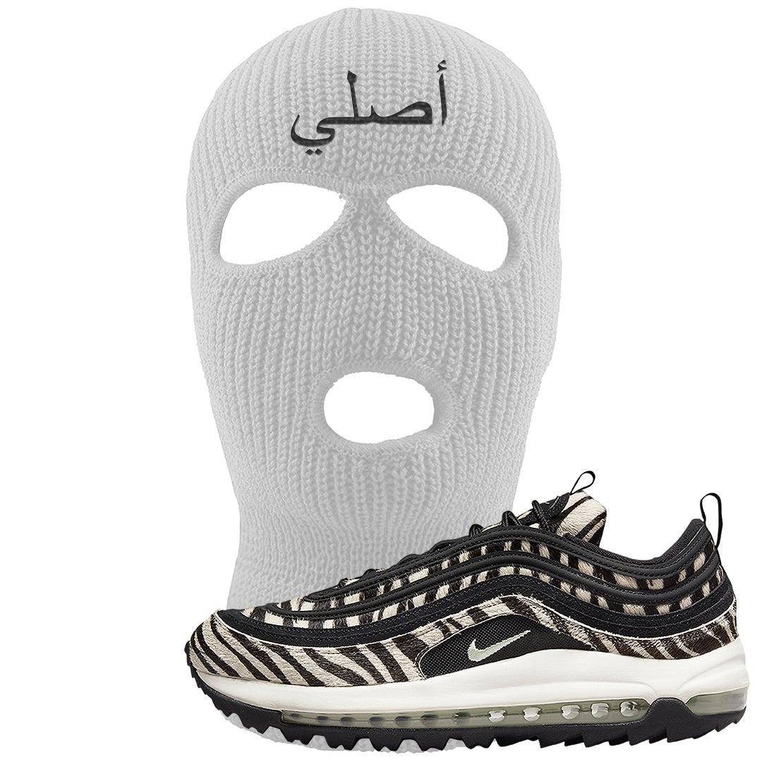 Zebra Golf 97s Ski Mask | Original Arabic, White