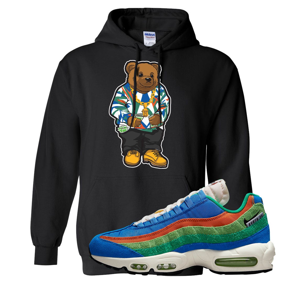 Light Blue Green AMRC 95s Hoodie | Sweater Bear, Black